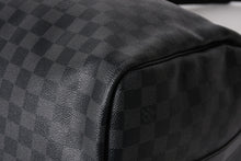 画像をギャラリービューアに読み込む, 極美品 ルイヴィトン LOUIS VUITTON キーポル バンドリエール 55 ボストンバッグ ダミエ グラフィット ブラック N41413 中古 4a005646