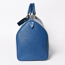 画像をギャラリービューアに読み込む, LOUIS VUITTON ルイヴィトン ボストンバッグ エピ M42965 キーポル50 keepall ブルー レザー PVC 美品 中古 4a005645