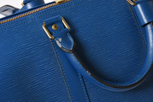 画像をギャラリービューアに読み込む, LOUIS VUITTON ルイヴィトン ボストンバッグ エピ M42965 キーポル50 keepall ブルー レザー PVC 美品 中古 4a005645