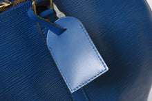 画像をギャラリービューアに読み込む, LOUIS VUITTON ルイヴィトン ボストンバッグ エピ M42965 キーポル50 keepall ブルー レザー PVC 美品 中古 4a005645