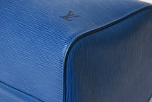 画像をギャラリービューアに読み込む, LOUIS VUITTON ルイヴィトン ボストンバッグ エピ M42965 キーポル50 keepall ブルー レザー PVC 美品 中古 4a005645