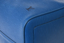 画像をギャラリービューアに読み込む, LOUIS VUITTON ルイヴィトン ボストンバッグ エピ M42965 キーポル50 keepall ブルー レザー PVC 美品 中古 4a005645