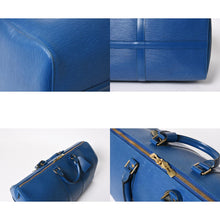 画像をギャラリービューアに読み込む, LOUIS VUITTON ルイヴィトン ボストンバッグ エピ M42965 キーポル50 keepall ブルー レザー PVC 美品 中古 4a005645