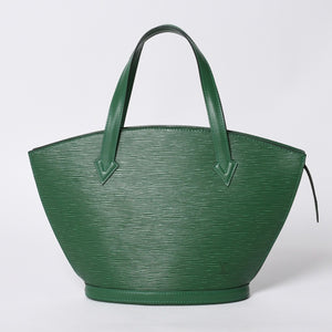 Very good condition LOUIS VUITTON Saint-Jacques tote bag M52264 Epi leather green gold hardware used 4a000528