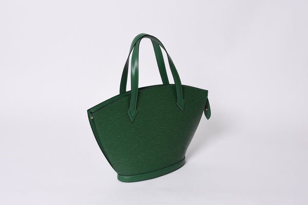 Very good condition LOUIS VUITTON Saint-Jacques tote bag M52264 Epi leather green gold hardware used 4a000528