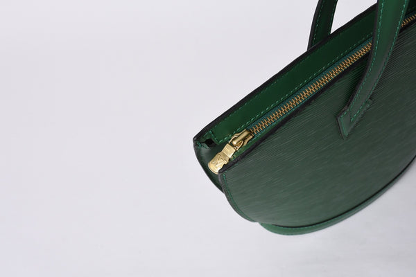 Very good condition LOUIS VUITTON Saint-Jacques tote bag M52264 Epi leather green gold hardware used 4a000528