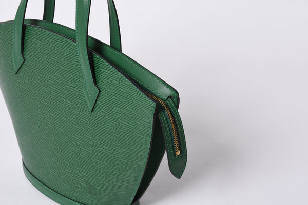 Very good condition LOUIS VUITTON Saint-Jacques tote bag M52264 Epi leather green gold hardware used 4a000528