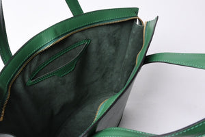 Very good condition LOUIS VUITTON Saint-Jacques tote bag M52264 Epi leather green gold hardware used 4a000528