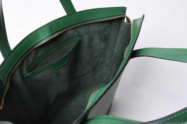 Very good condition LOUIS VUITTON Saint-Jacques tote bag M52264 Epi leather green gold hardware used 4a000528