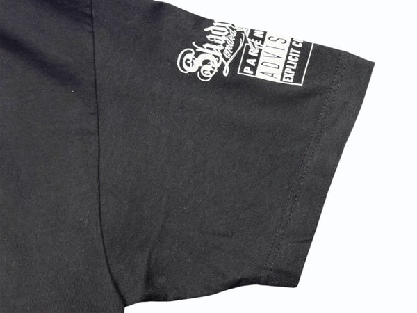 VINTAGE ヴィンテージ SHADY LTD EMINEM プロモTシャツ 半袖Tシャツ 入手困難 GANGSTA ブラック ホワイト サイズL 美品 中古 4b005406