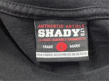画像をギャラリービューアに読み込む, VINTAGE ヴィンテージ SHADY LTD EMINEM プロモTシャツ 半袖Tシャツ 入手困難 GANGSTA ブラック ホワイト サイズL 美品 中古 4b005406