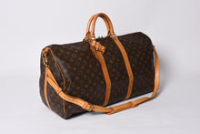 画像をギャラリービューアに読み込む, LOUIS VUITTON ルイヴィトン キーポル55 ボストンバッグ TH0927 モノグラム ブラウン ゴールド金具 美品 中古 4a000767