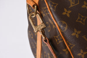 LOUIS VUITTON Keepall 55 Boston Bag TH0927 Monogram Brown Gold Hardware Good Condition Used 4a000767