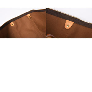 LOUIS VUITTON Keepall 55 Boston Bag TH0927 Monogram Brown Gold Hardware Good Condition Used 4a000767
