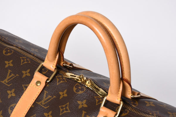 LOUIS VUITTON ルイヴィトン モノグラム キーポルバンドリエール50 ブラウン M41416 ボストンバッグ 美品 中古 4a000583