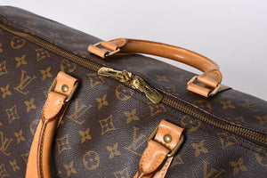 LOUIS VUITTON ルイヴィトン モノグラム キーポルバンドリエール50 ブラウン M41416 ボストンバッグ 美品 中古 4a000583