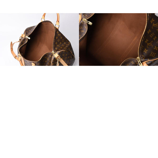 LOUIS VUITTON ルイヴィトン モノグラム キーポルバンドリエール50 ブラウン M41416 ボストンバッグ 美品 中古 4a000583