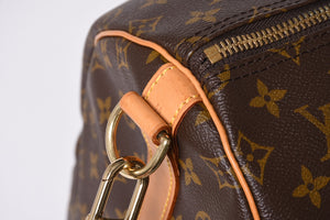 極美品 LOUIS VUITTON ルイヴィトン キーポル55 ボストンバッグ V1 0920 モノグラム ブラウン ゴールド金具 中古 4a000764