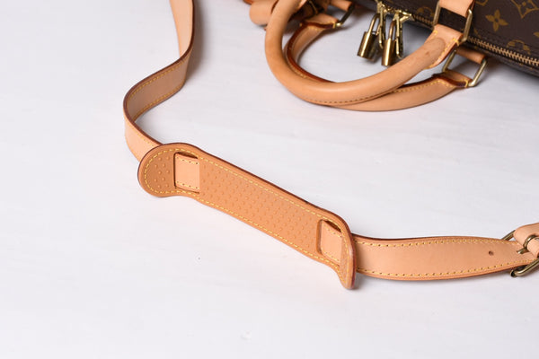 極美品 LOUIS VUITTON ルイヴィトン キーポル55 ボストンバッグ V1 0920 モノグラム ブラウン ゴールド金具 中古 4a000764