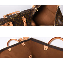 画像をギャラリービューアに読み込む, 極美品 LOUIS VUITTON ルイヴィトン キーポル55 ボストンバッグ V1 0920 モノグラム ブラウン ゴールド金具 中古 4a000764