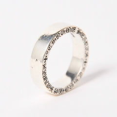 CHROME HEARTS クロムハーツ 6mm SPACER PLN 6mm スペーサー プレーンリング 重量約11.26g サイズ20号 シルバー925 美品 中古 4a005391