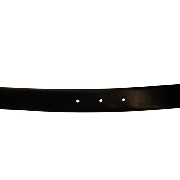PRADA プラダ ベルト メタルバックル サイズ70/28 レザー ブラック シルバー金具 美品 中古 4b014160
