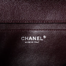 画像をギャラリービューアに読み込む, 新品同様 CHANEL シャネル シングルフラップ Sチェーンショルダーバッグ 19番台 ココマーク キャビアスキン ワインレッド シルバー金具 中古 4a000620