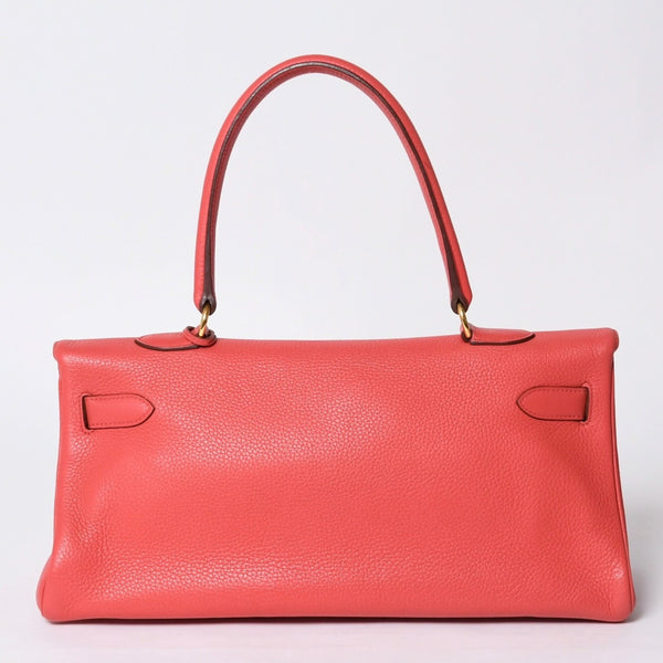 極美品 HERMES エルメス SHOULDER KELLY ショルダーケリー ショルダーバッグ トリヨンクレマンス ローズキャンディ ゴールド金具 □N刻印 中古 4a000802