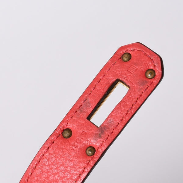 極美品 HERMES エルメス SHOULDER KELLY ショルダーケリー ショルダーバッグ トリヨンクレマンス ローズキャンディ ゴールド金具 □N刻印 中古 4a000802