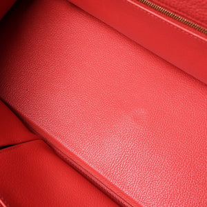 極美品 HERMES エルメス SHOULDER KELLY ショルダーケリー ショルダーバッグ トリヨンクレマンス ローズキャンディ ゴールド金具 □N刻印 中古 4a000802