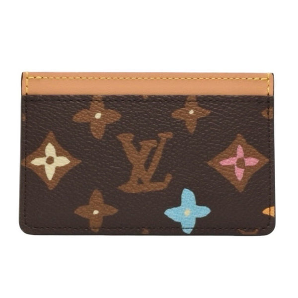 新品未使用 LOUIS VUITTON ルイヴィトン モノグラム ポルト カルト サーンプル カードケース タイラーザクリエイター M83348 ブラウン マルチカラー 中古 4a000713