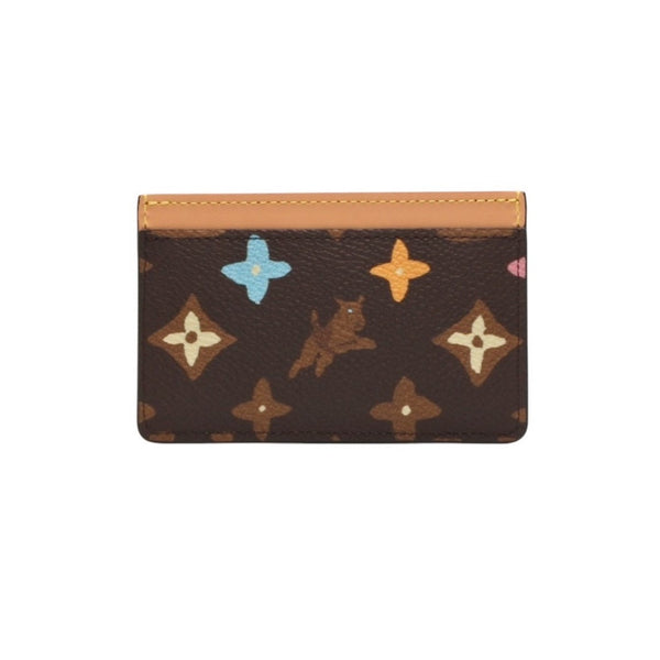 新品未使用 LOUIS VUITTON ルイヴィトン モノグラム ポルト カルト サーンプル カードケース タイラーザクリエイター M83348 ブラウン マルチカラー 中古 4a000713