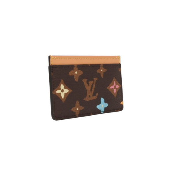 新品未使用 LOUIS VUITTON ルイヴィトン モノグラム ポルト カルト サーンプル カードケース タイラーザクリエイター M83348 ブラウン マルチカラー 中古 4a000713