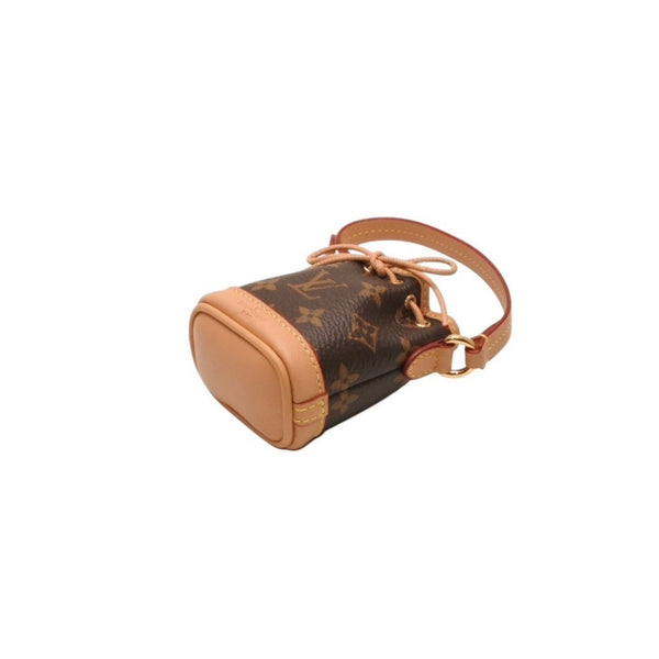 新品未使用 LOUIS VUITTON ルイヴィトン ビジューサック マイクロ ノエ キーホルダー チャーム モノグラム M00818 中古 4a000709