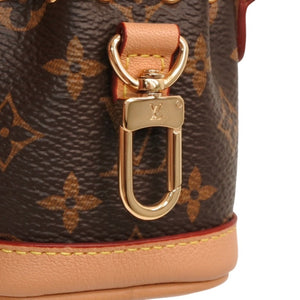 新品未使用 LOUIS VUITTON ルイヴィトン ビジューサック マイクロ ノエ キーホルダー チャーム モノグラム M00818 中古 4a000709