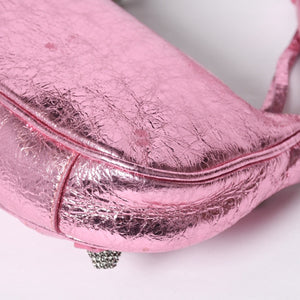 BALENCIAGA Le Cagole Mini Chain Shoulder Bag Pink 695814・5816・0・527545 Good Condition Used 4a000374