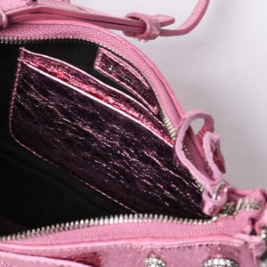 BALENCIAGA Le Cagole Mini Chain Shoulder Bag Pink 695814・5816・0・527545 Good Condition Used 4a000374
