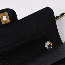 画像をギャラリービューアに読み込む, 極美品 CHANEL シャネル マトラッセ23 Wフラップ Wチェーンショルダーバッグ ランダム番台 キャビアスキン ブラック 中古 4a000775