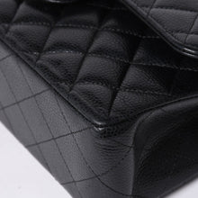 画像をギャラリービューアに読み込む, 極美品 CHANEL シャネル マトラッセ23 Wフラップ Wチェーンショルダーバッグ ランダム番台 キャビアスキン ブラック 中古 4a000775