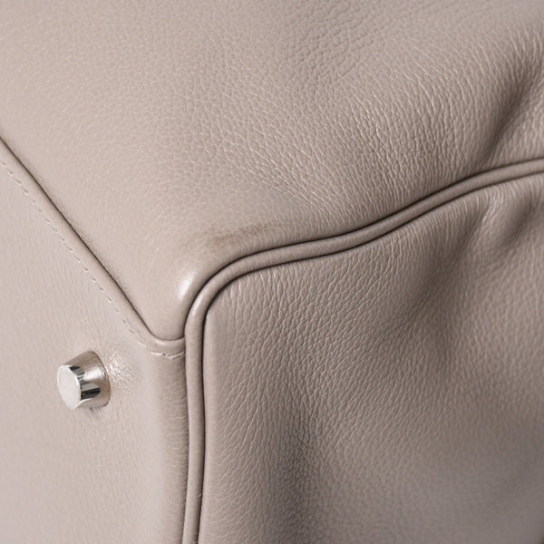 極美品 HERMES エルメス ケリー 50 ハンドバッグ グリアスファルト エバーカラー シルバー金具 Y刻印 中古 4a005300