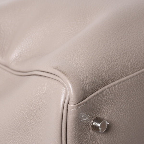 極美品 HERMES エルメス ケリー 50 ハンドバッグ グリアスファルト エバーカラー シルバー金具 Y刻印 中古 4a005300