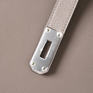 極美品 HERMES エルメス ケリー 50 ハンドバッグ グリアスファルト エバーカラー シルバー金具 Y刻印 中古 4a005300