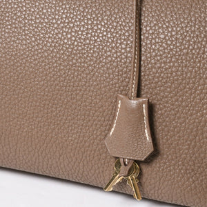 HERMES エルメス BIRKIN バーキン35 エトープ ゴールド金具 トリヨンクレマンス ハンドバッグ □P刻印 美品 中古 4a008391