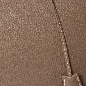HERMES エルメス BIRKIN バーキン35 エトープ ゴールド金具 トリヨンクレマンス ハンドバッグ □P刻印 美品 中古 4a008391