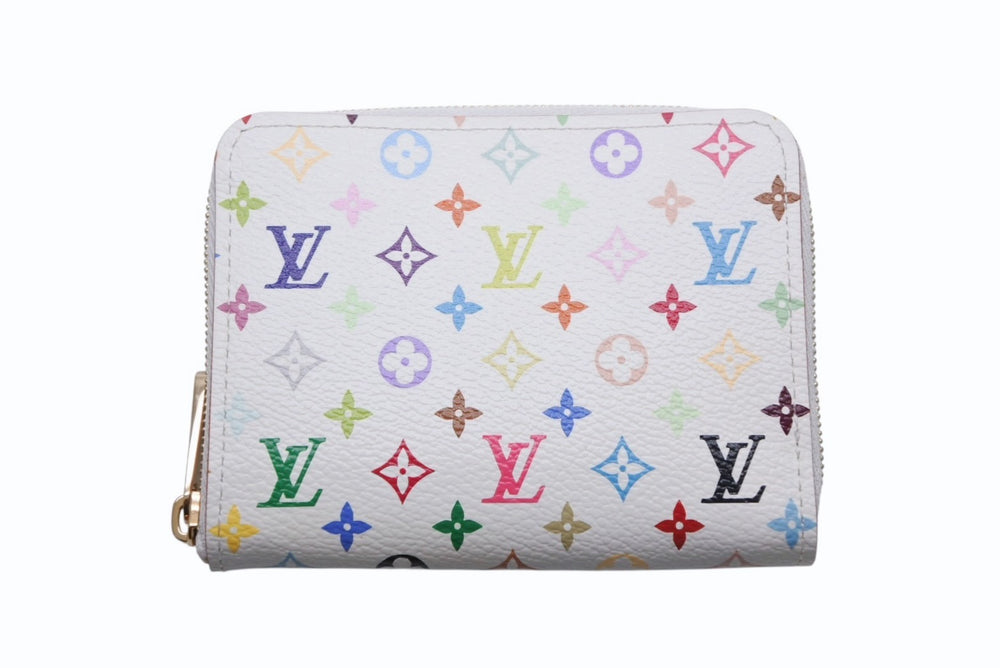 新品同様 LOUIS VUITTON ルイヴィトン ジッピー コインパース コインケース 小銭入れ M66548 モノグラム マルチカラー 村上隆 中古 4b013205