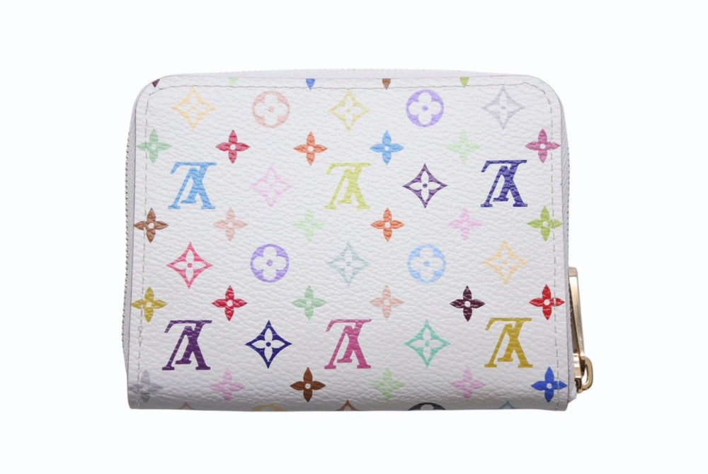 新品同様 LOUIS VUITTON ルイヴィトン ジッピー コインパース コインケース 小銭入れ M66548 モノグラム マルチカラー 村上隆 中古 4b013205