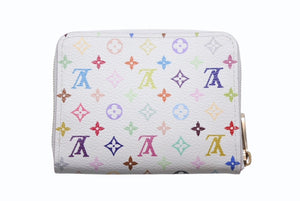 新品同様 LOUIS VUITTON ルイヴィトン ジッピー コインパース コインケース 小銭入れ M66548 モノグラム マルチカラー 村上隆 中古 4b013205