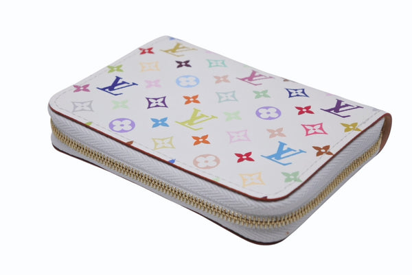 新品同様 LOUIS VUITTON ルイヴィトン ジッピー コインパース コインケース 小銭入れ M66548 モノグラム マルチカラー 村上隆 中古 4b013205