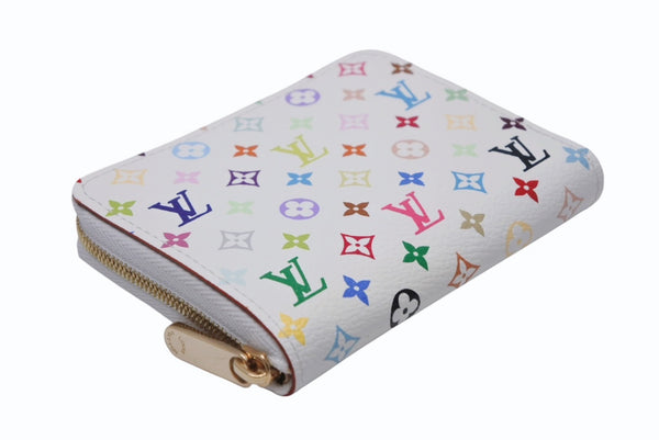 新品同様 LOUIS VUITTON ルイヴィトン ジッピー コインパース コインケース 小銭入れ M66548 モノグラム マルチカラー 村上隆 中古 4b013205