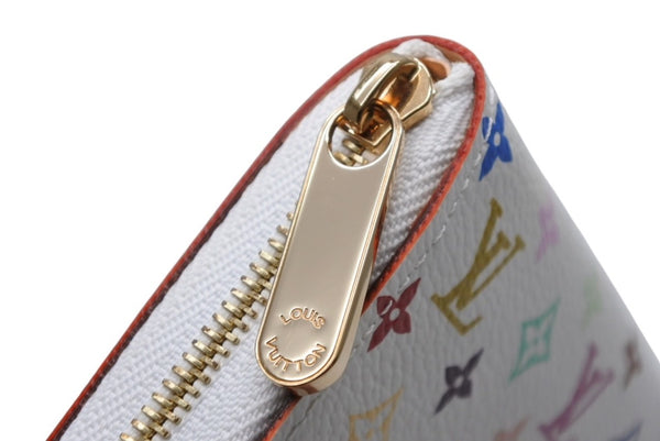 新品同様 LOUIS VUITTON ルイヴィトン ジッピー コインパース コインケース 小銭入れ M66548 モノグラム マルチカラー 村上隆 中古 4b013205